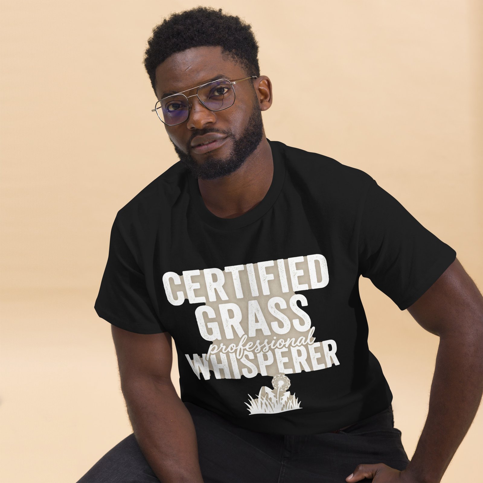 "Certified Grass Whisperer" Tee - Image 3