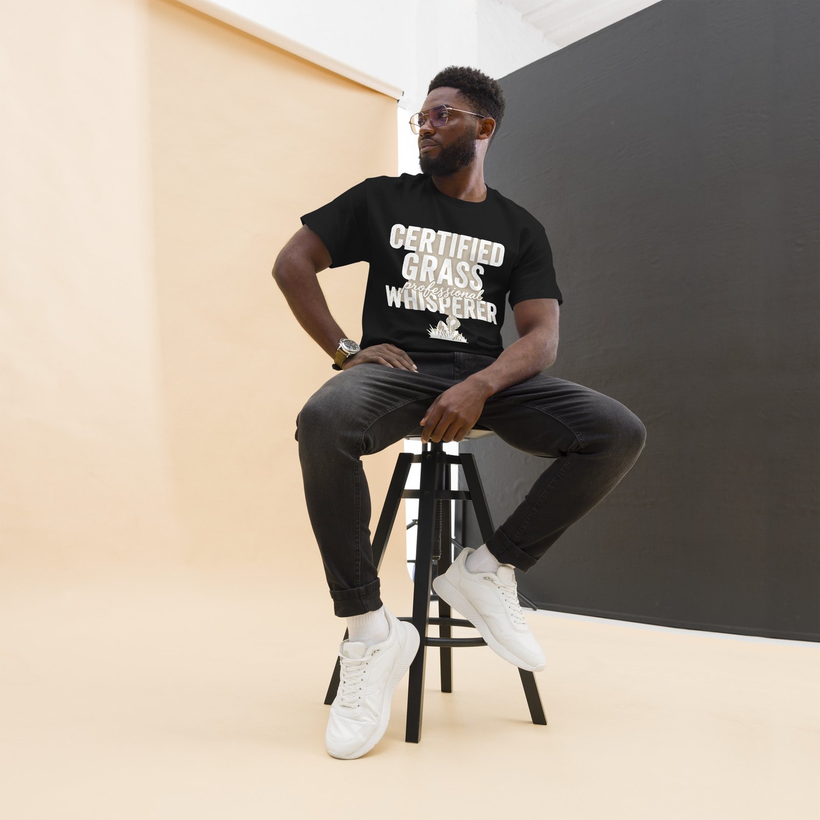 "Certified Grass Whisperer" Tee - Image 2