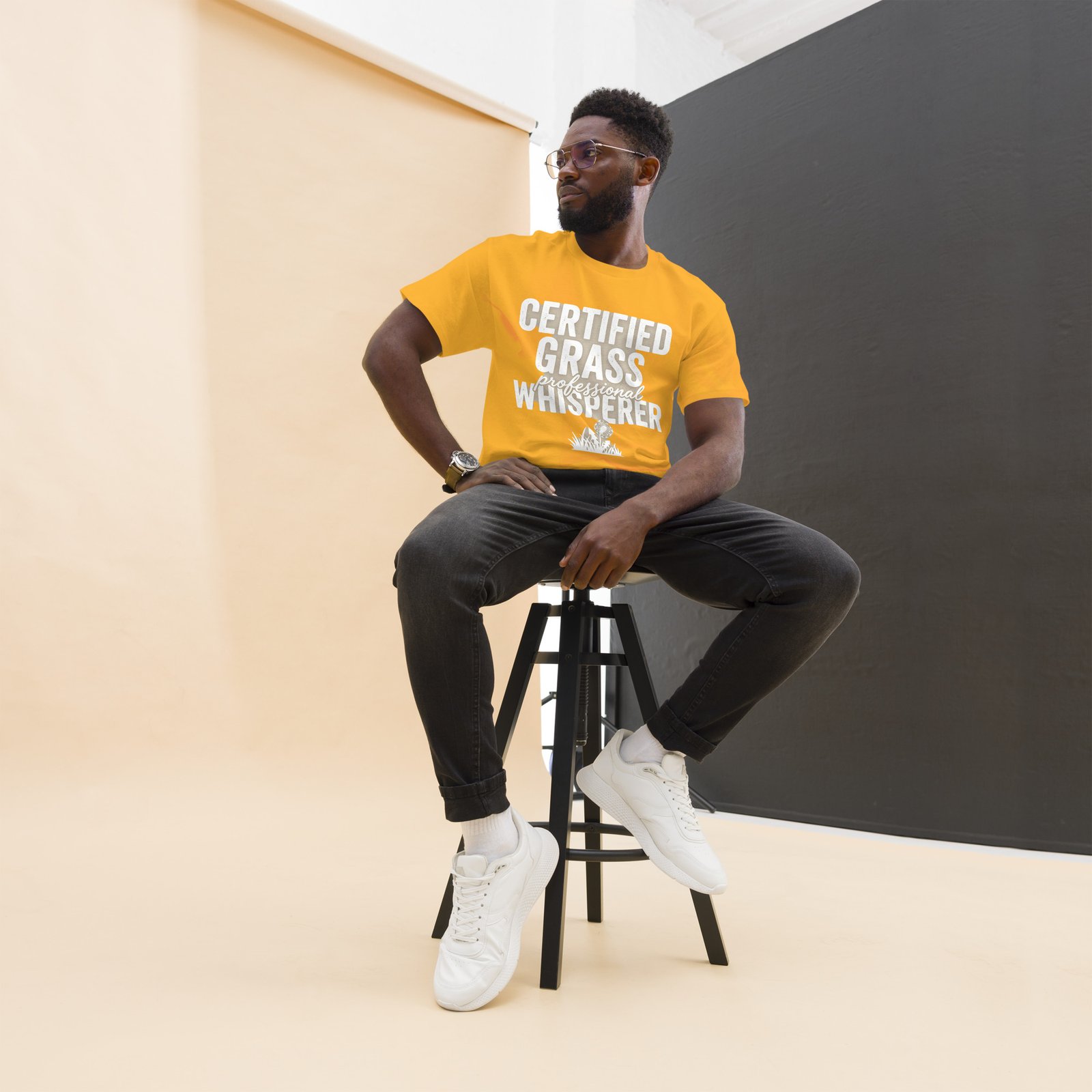 "Certified Grass Whisperer" Tee - Image 5