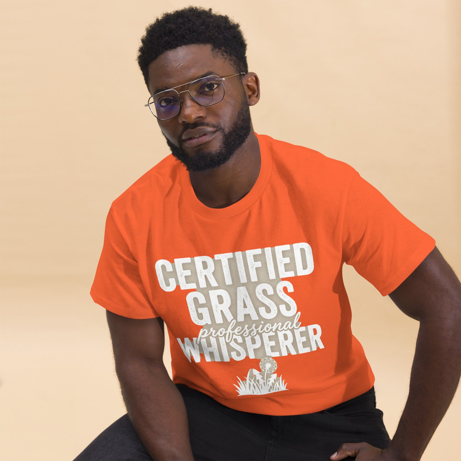 "Certified Grass Whisperer" Tee - Image 4
